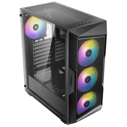 Antec Geh Gamer AX61 Elite Midi Tower schwarz retail (ATX, mATX, Mini-ITX), PC Gehäuse, Schwarz