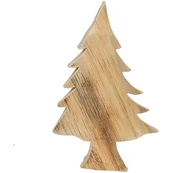 Holz Tanne ohne Rinde, H 35 cm