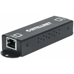 Intellinet Gigabit High-Power PoE+ Extender, IEEE 802.3at/af Power over Ethernet (PoE+/PoE), Metall
