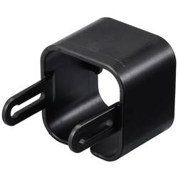 TRU COMPONENTS Modularer Kabelhalter TC-12533288 ABS Kunststoff Schwarz 35 mm Inhalt: 15 St.