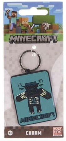 Whitehouse Leisure WL Minecraft Rubberen Sleutelhanger-Buffalo (Diversen) Nieuw