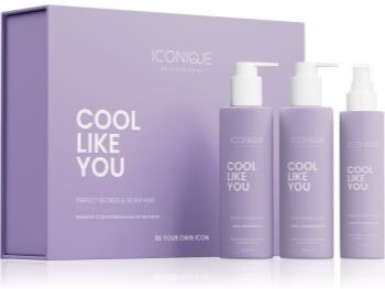 ICONIQUE Professional COOL LIKE YOU Perfect Blonde & Silver Violet Set conjunto neutraliza tons amarelados . COOL LIKE YOU Perfect Blonde & Silver Violet Set