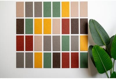 Felt Right Mosaic Earth   Sound Dampening Pinnable Tiles