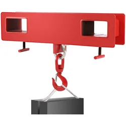 VEVOR 2 Tonnen Gabelstapler-Hebehaken, 4000 £/2000 kg Tragkraft, Gabelstapler-Gabelhubwagen, Schwenkhaken, Mobilkran, Gabelstapler-Anbaugeräte
