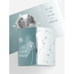 Babykarten selbst gestalten mit Spruch und Fotos im Onlinedesigner bei Meine-Kartenmanufaktur.de