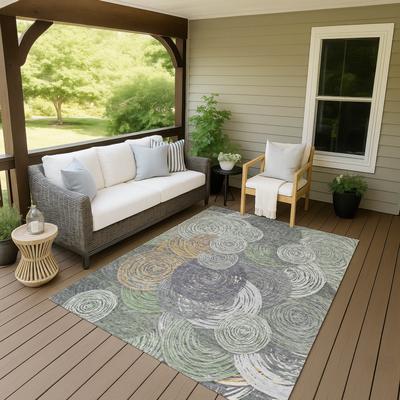 Addison Rugs Machine Washable Indoor/ Outdoor Modern Twister Chantille Rug