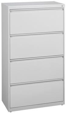 Hirsh HL10000 Commercial 4-drawer Lateral File Cabinet