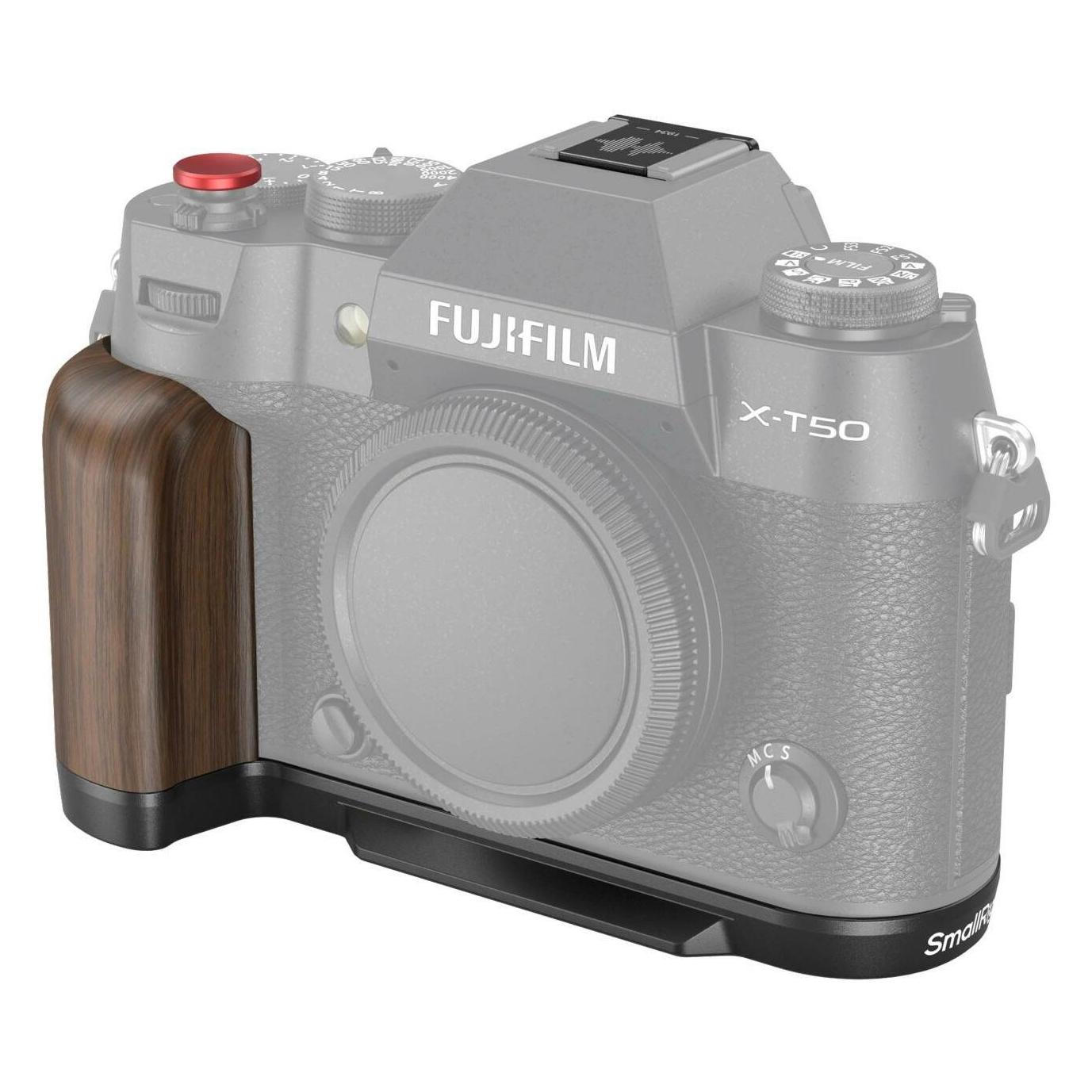 SmallRig L-Griff für FUJIFILM X-T50 (Holz/Schwarz) - 4784C (Cage, Griff) (4784C)