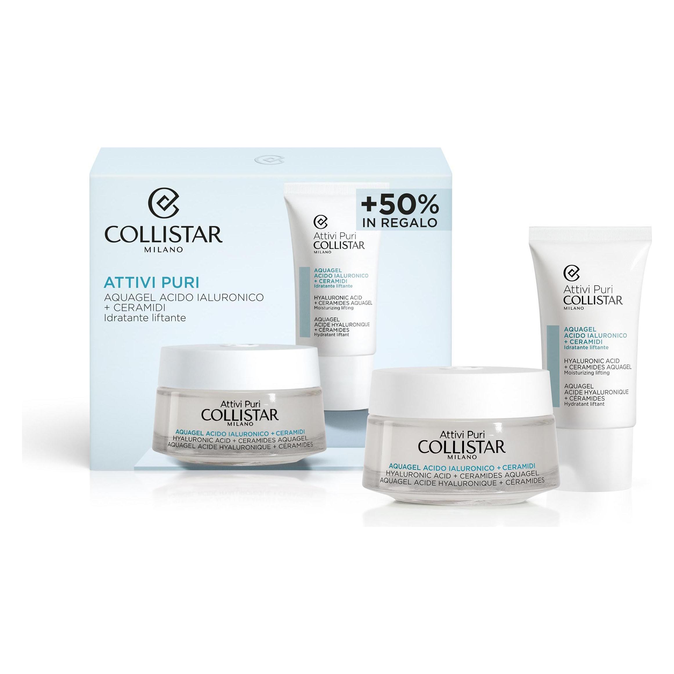 Collistar Cofanetto Attivi Puri Aquagel Acido Ialuronico + Ceramidi (Gesichtspflege Set) (K21937)