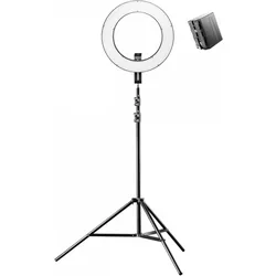 Walimex pro pro LED 380 Bi Color (Ringlicht), Dauerlicht, Schwarz