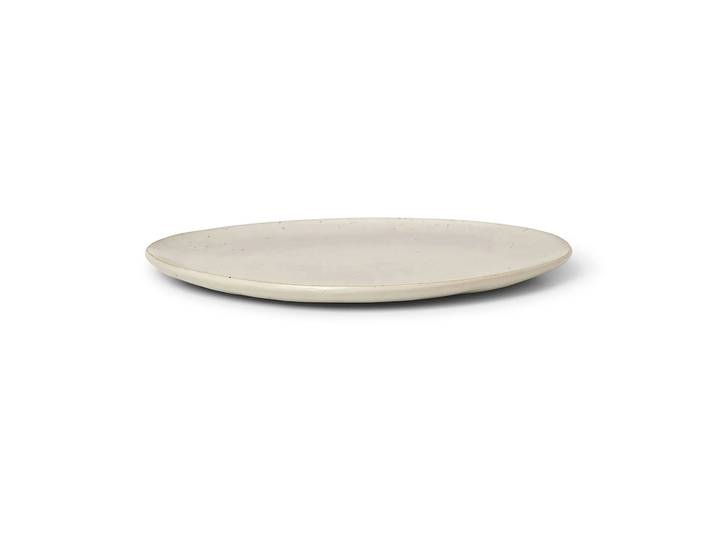 Ferm Living Assiette Flow 22 cm Off-white speckle