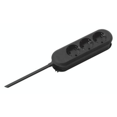 Bachmann 387.172 Steckdosenleiste Schwarz Schutzkontakt 1St.