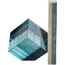 Philippi, Buchstütze, Buchstütze Tara Kristiallglas (10 x 10 x 10 cm)