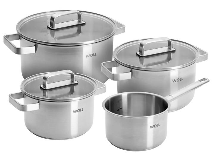 Woll Topfset 7-tlg. STEEL, silber, Edelstahl
