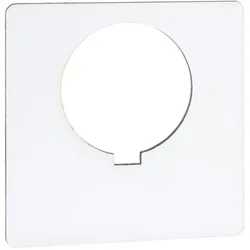 Schneider Electric 9001KN100WP Bezeichnungsschild, Ø 30, 57x57mm, neutral