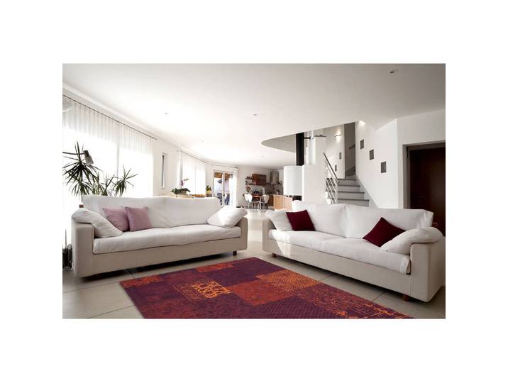 Tapis Symphony 160 Rouge/Rouge 80 x 150cm Gamme chenille