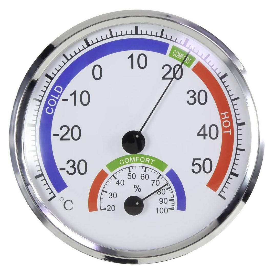 Thermo-/Hygrometer Silber (TH101E)