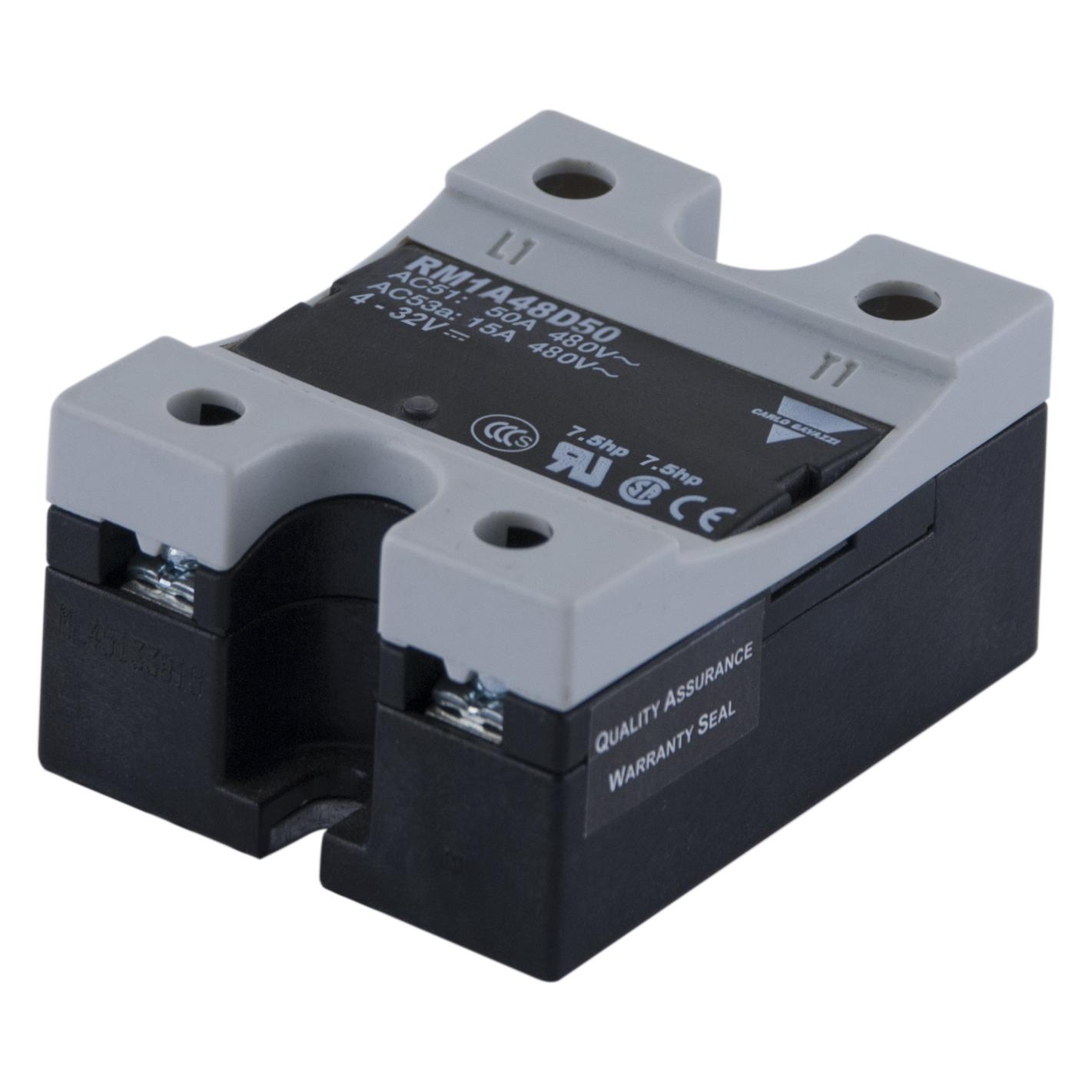 Carlo Gavazzi RM1A48D75 - Halbleiterrelais Industriegehäuse 75A 480VAC (RM1A48D75) (RM1A48D75)