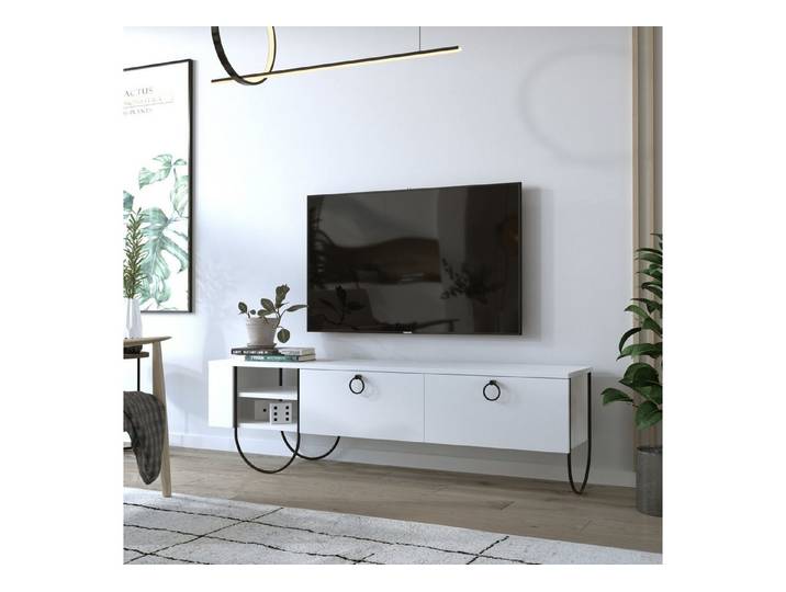 Decortie TV-Schrank Norfolk verschiedene Farboptionen, 150 × 36 ×44 ccm