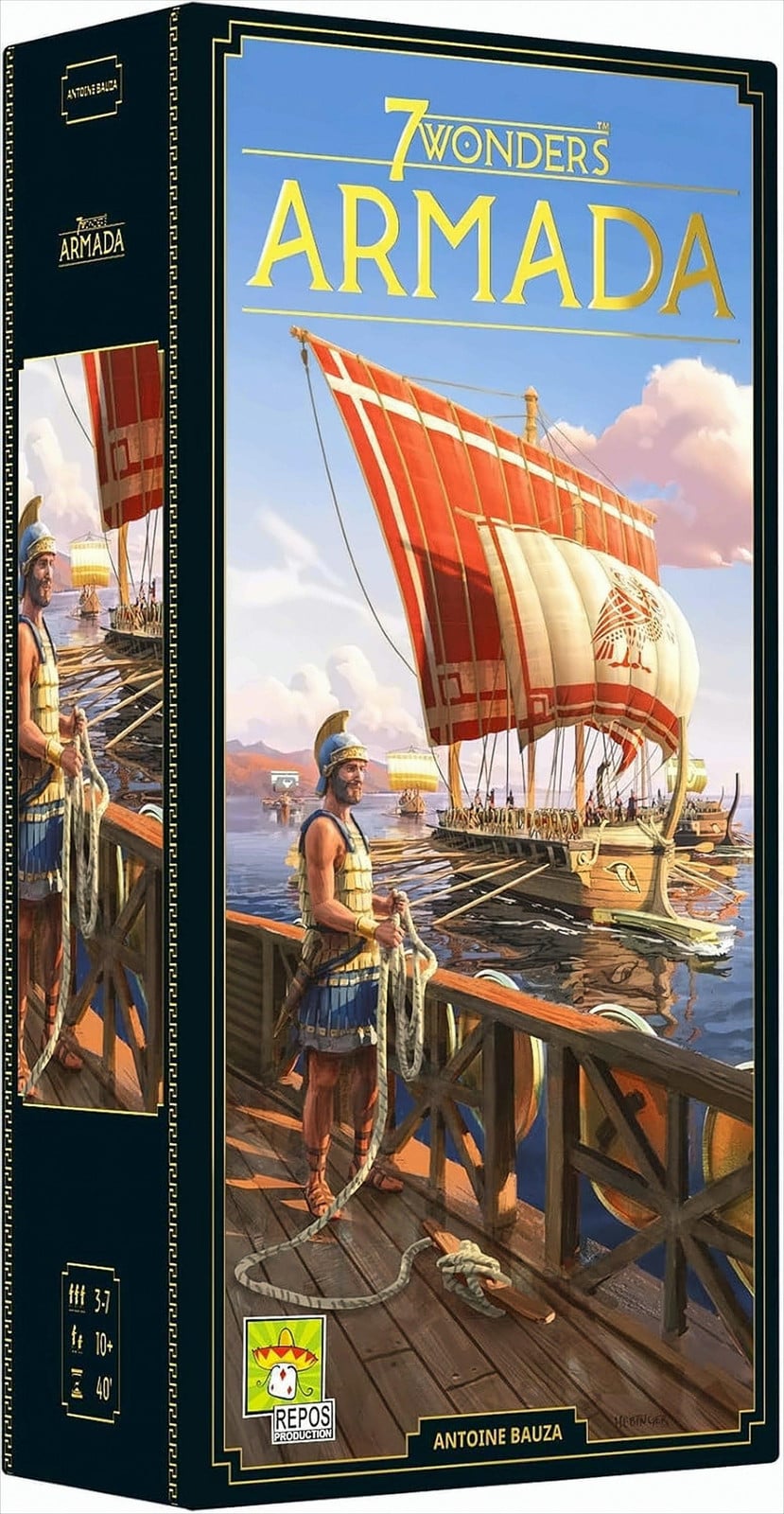 7 Wonders: Armada uitbreiding voor het bordspel, Italiaanse editie door Asmodee
