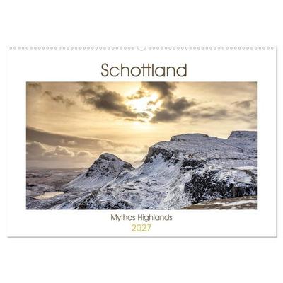 Schottland - Mythos Highlands (Wandkalender 2027 DIN A2 quer), CALVENDO Monatskalender