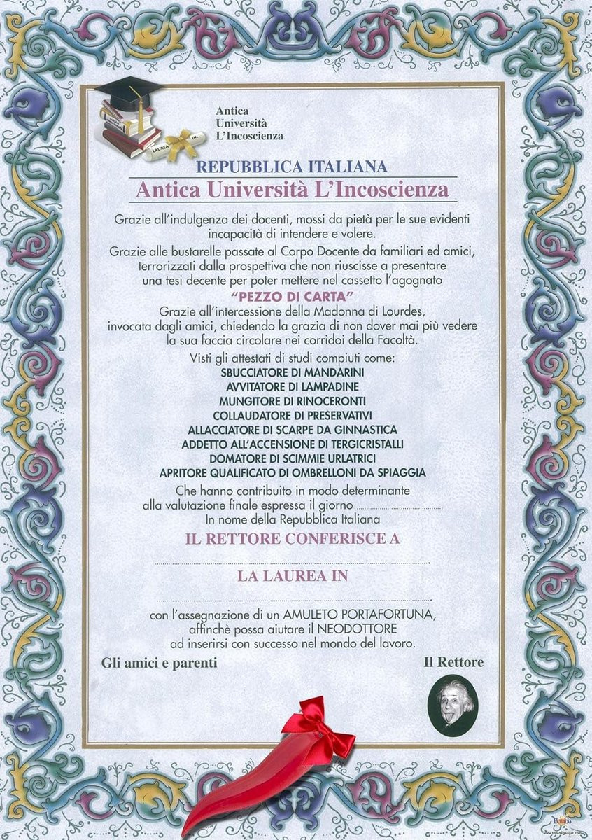 Papieren poster Graduation party met lucky charm croissant voor volwassenen
