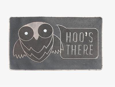 "A1 Home Collections Welcome Rubber Pin Mat, Beautifully Copper Finished 18"" X 30"""