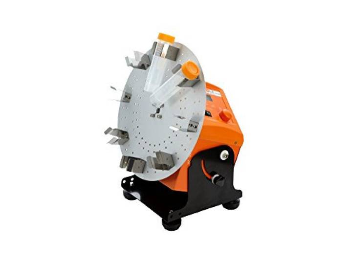 sunLab Aluminium Rotator ohne Teller, Digital, Regelbar, Orange, 40W, 230V