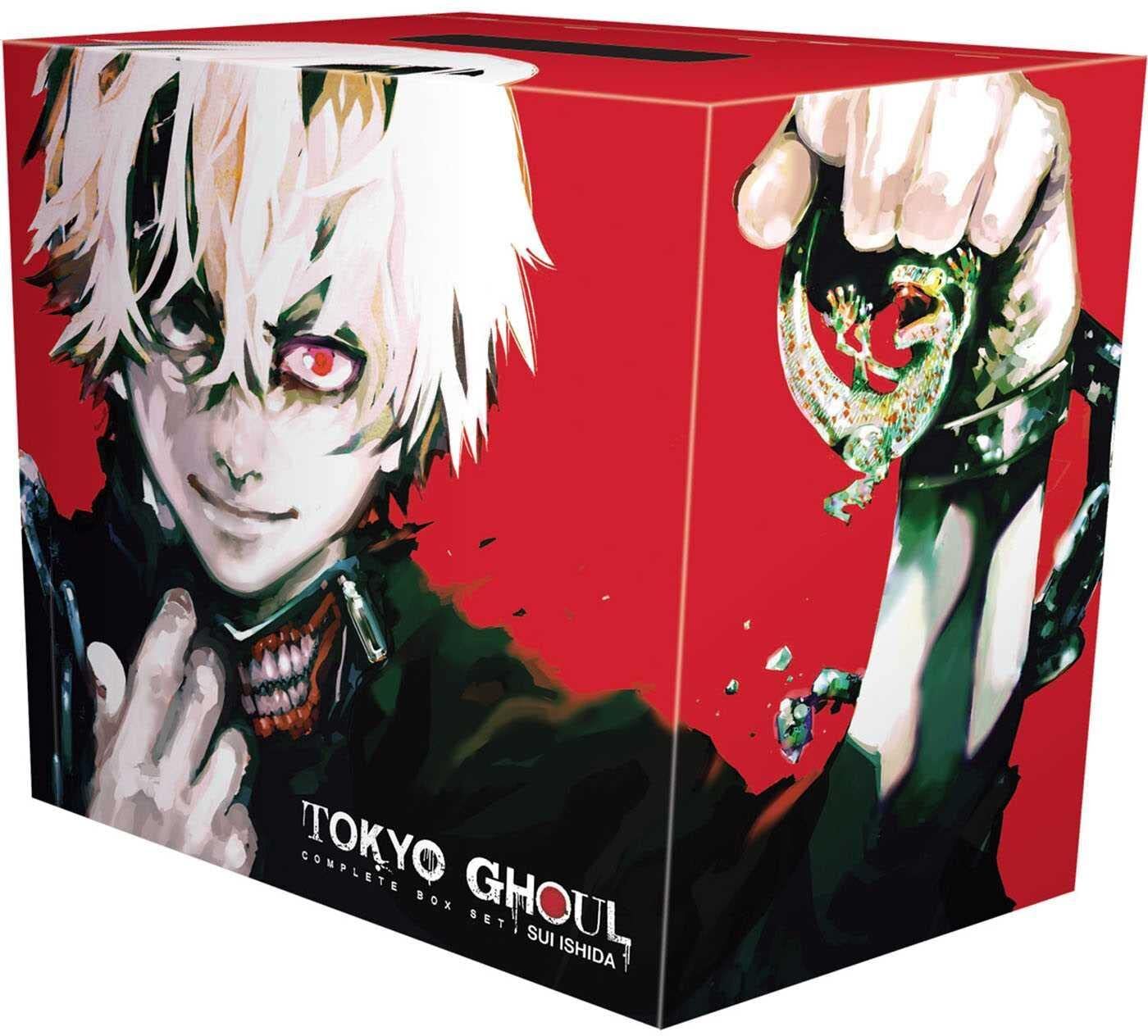 VIZ Media Tokyo Ghoul Complete Box Set Vols. 1-14 by Sui Ishida - VIZ Signature Paperback Manga with Bonus Poster - Teen Plus