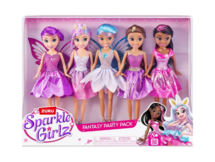 Sparkle Girlz Puppen Set mit 5 Stück