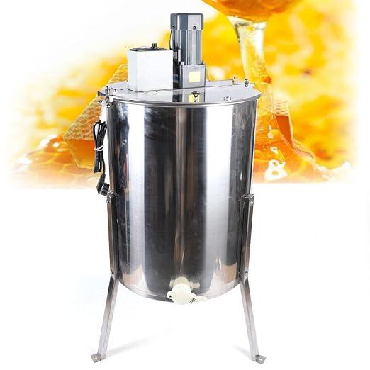 Honigschleuder Elektrisch 140w Honigextractor Edelstahl 4 Waben Schleuder 40mm Honigventil 270u/Min Honigschleuder 35*42cm WabengrößE Imkerei BienenzüChter ZubehöR