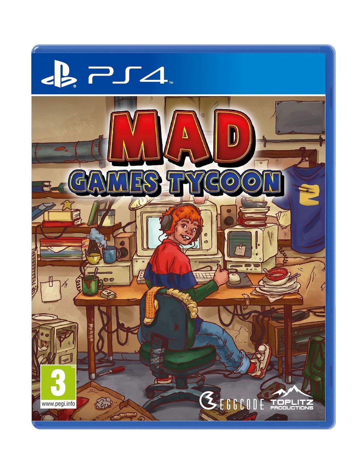 Mad Games Tycoon - Sony PlayStation 4 - Strategie - PEGI 3