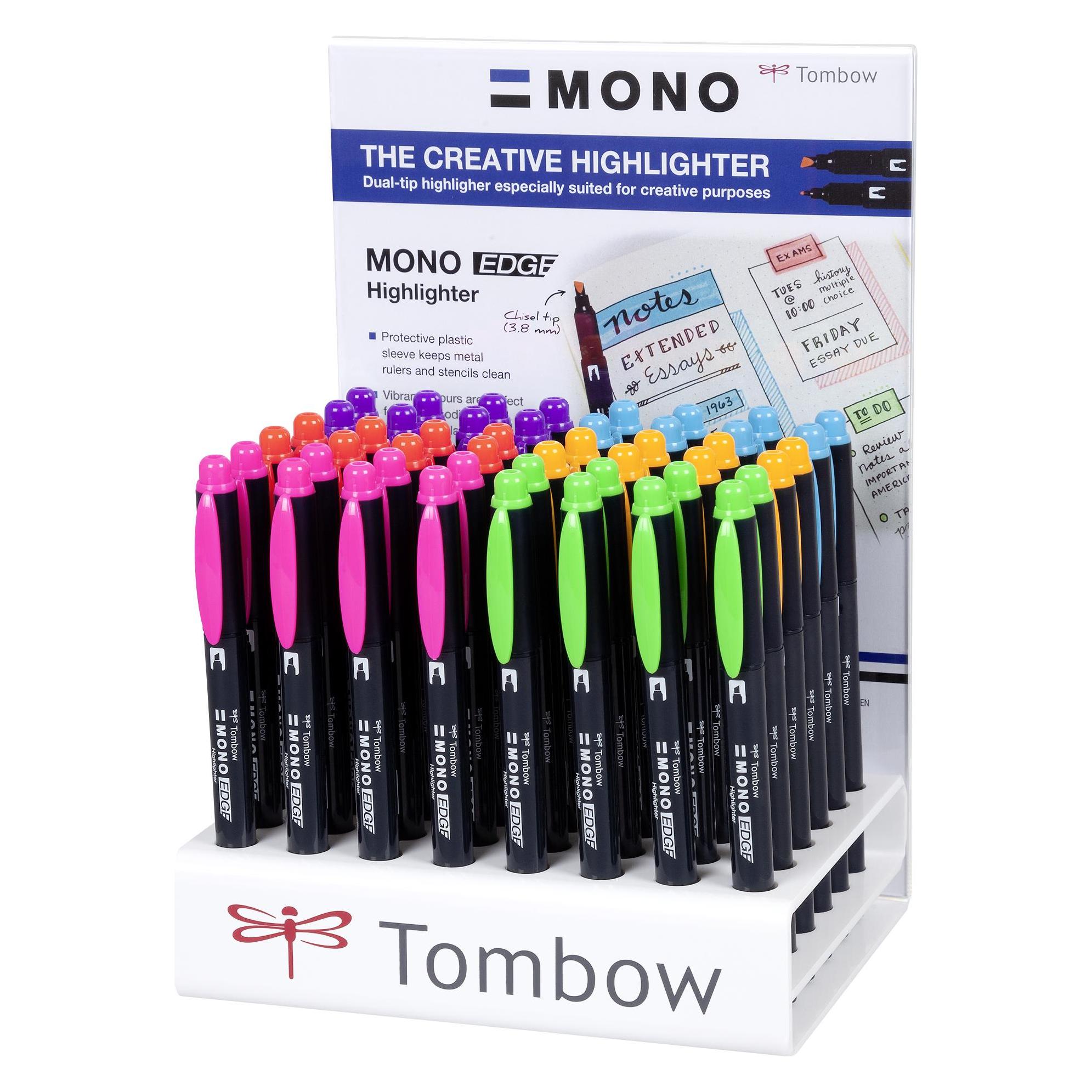 Tombow Mono Edge Textmarker (48x) (WA-TC-48P-A)
