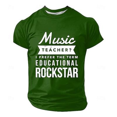 Herren-Musiklehrer-T-Shirt (ich bevorzuge den Begriff „pädagogisch", humorvoll, sarkastisch, lustig) – Geschenkidee für die Schule – Normale Passform – Freizeitkleidung – Größen: S, M, L, XL, XXL,