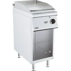 CombiSteel Base 700 Gas Grillplatte Chrom, Standmodell (B400 Mm)
