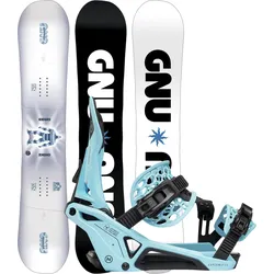 GNU RIDERS CHOICE 2026 inkl. NIDECKER SUPERMATIC escape cyan - 161,5 | XL