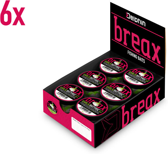 Appât Delphin BreaX POP 16mm/50g Ail-butyric Silver, Black, Green, Brown Ail-butyric