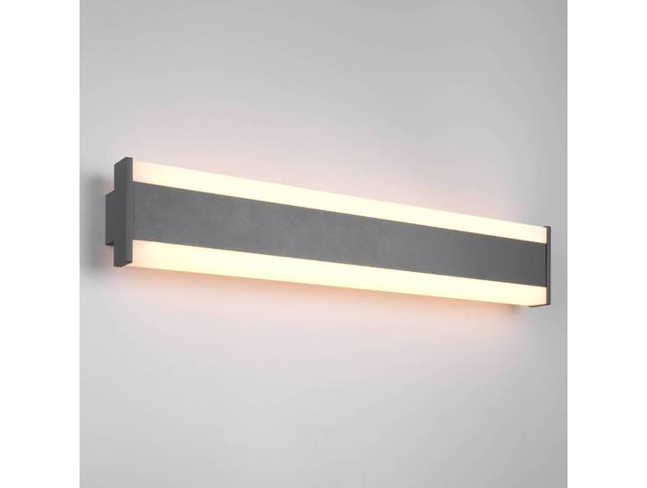 Trio Lighting LED Außenwandleuchte DAWSON, schwarz, Aluminium, Modern, Wandlampe