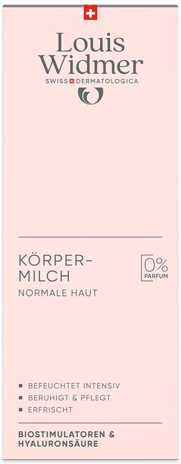 Louis Widmer Körpermilch unparfümiert