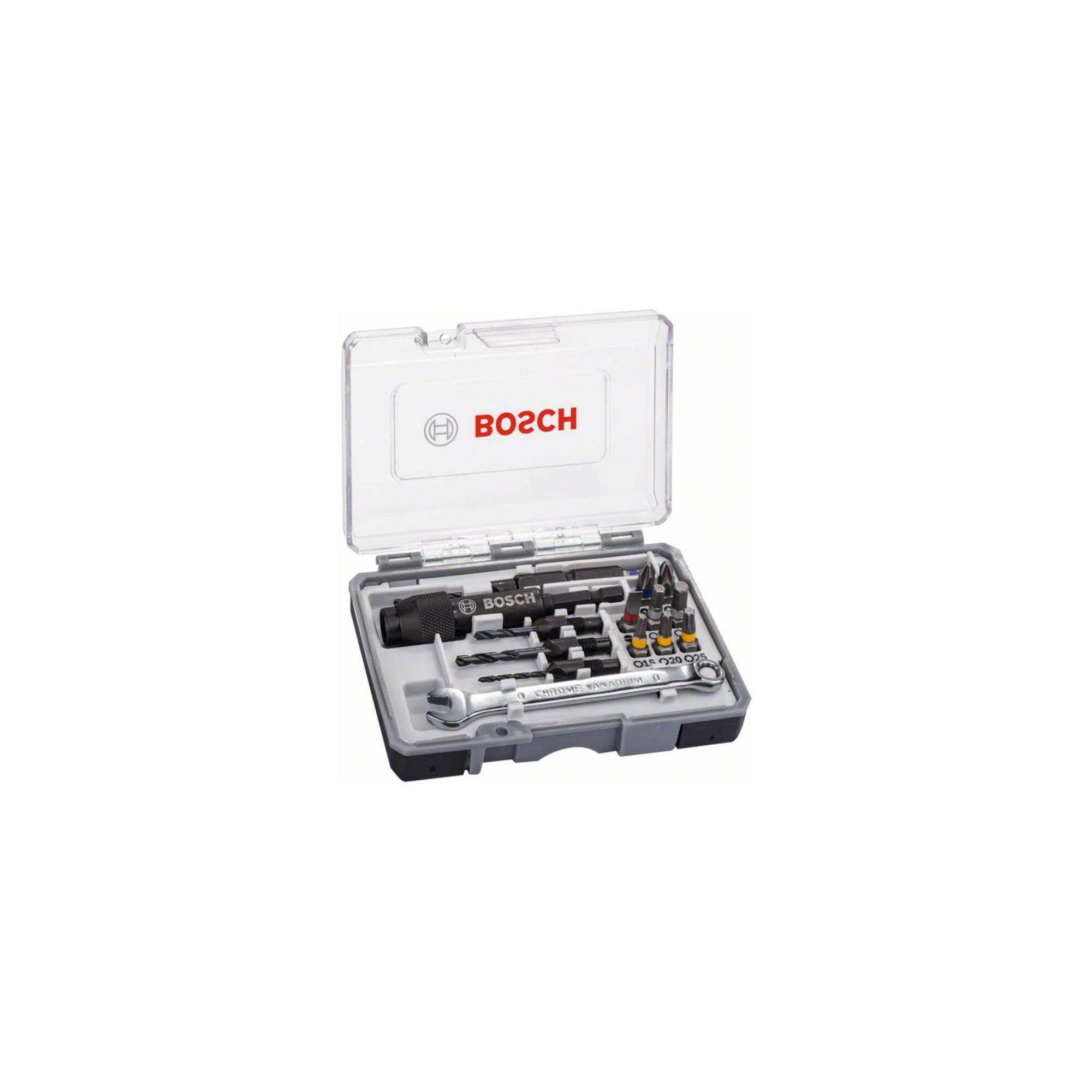 BOSCH Schrauberbit-Set Drill& Drive, 20-teilig, für Schrauben und Bohren in Holz und Metall, 3165140105512 (2607002786)