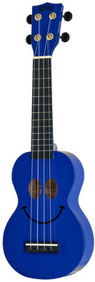 Mahalo Smiley Ukulele Blue Bleu