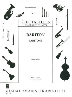 Zimmermann Verlag Grifftabelle Baritone