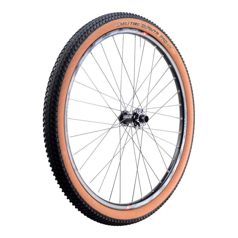 Pneu vélo Deli Quanta SA270 26x2.10" TS noir/marron