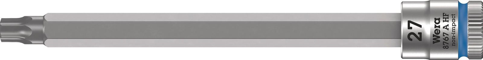 Wera Torx-bit T27, 1/4 inch zeskantopname, lengte 100 mm