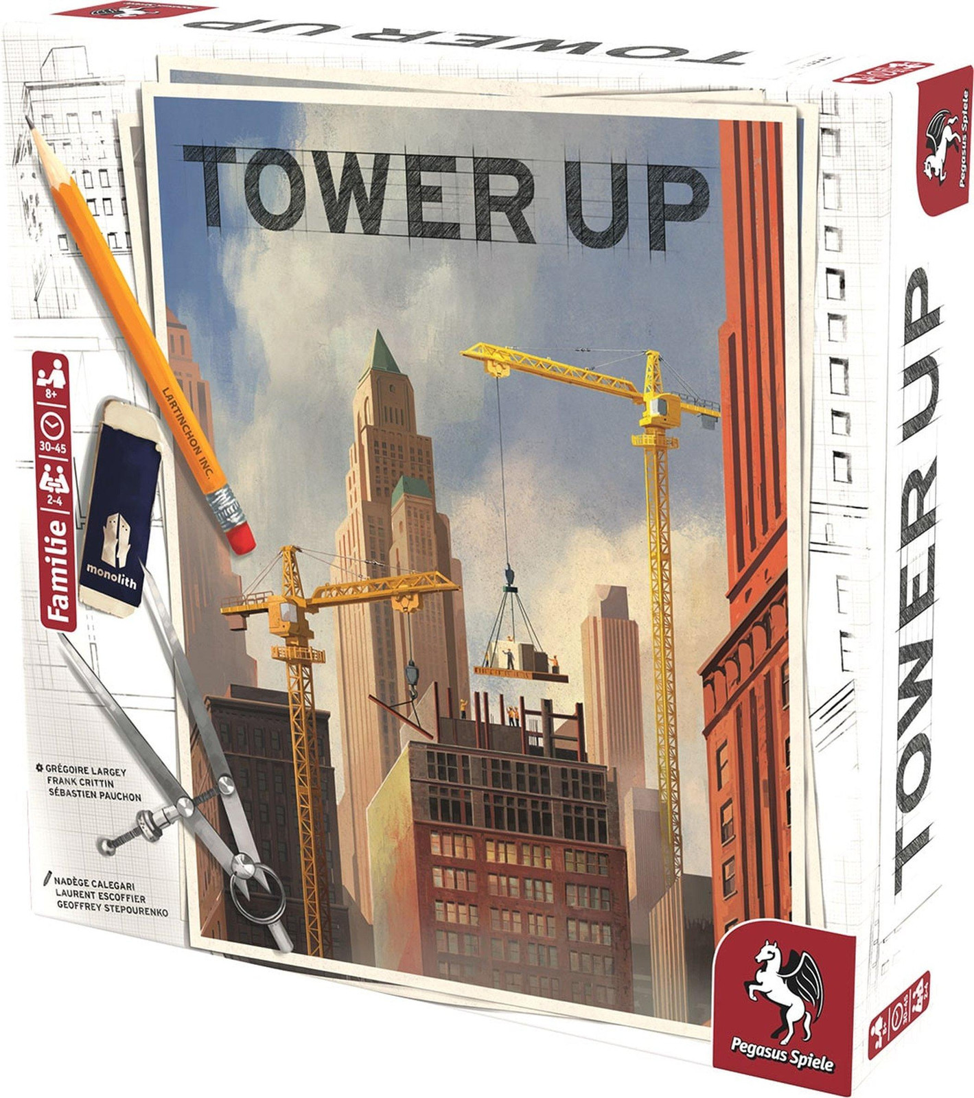 Tower Up: Een familiespel – Bouwen en plannen in het stadscentrum