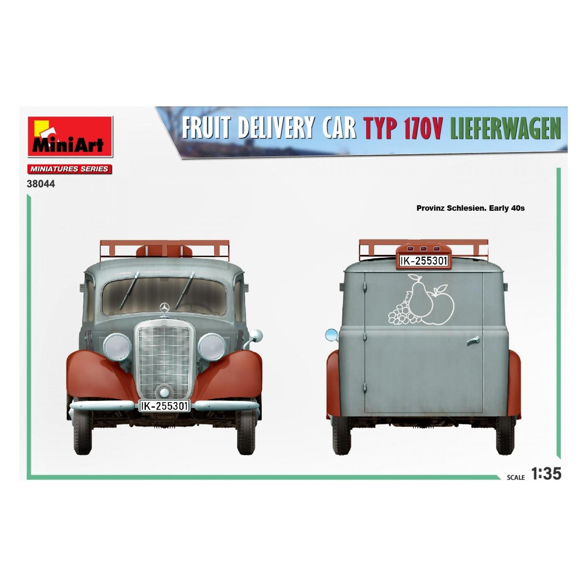 Mini art Fruit Delivery Van Typ 170v Lieferwagen (38044)