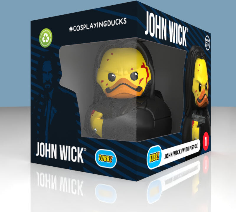 Numskull Designs Numskull TUBBZ John Wick with Pistol Boxed Edition Collectible Duck