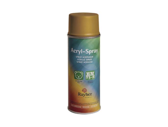 Rayher Acryl-Spray Brillantgold 200 ml