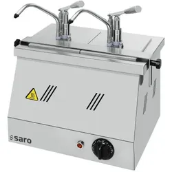SARO Bainmarie 2X1/6 GN 200 mit Dispenser BM-0216
