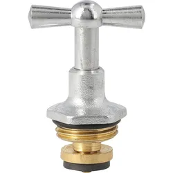 Ventiloberteil mit Knebel zu Auslaufhahn 1/2'' poliert verchromt